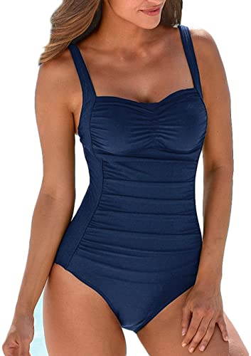 Upopby Retro Belly One-Piece Swimsuit