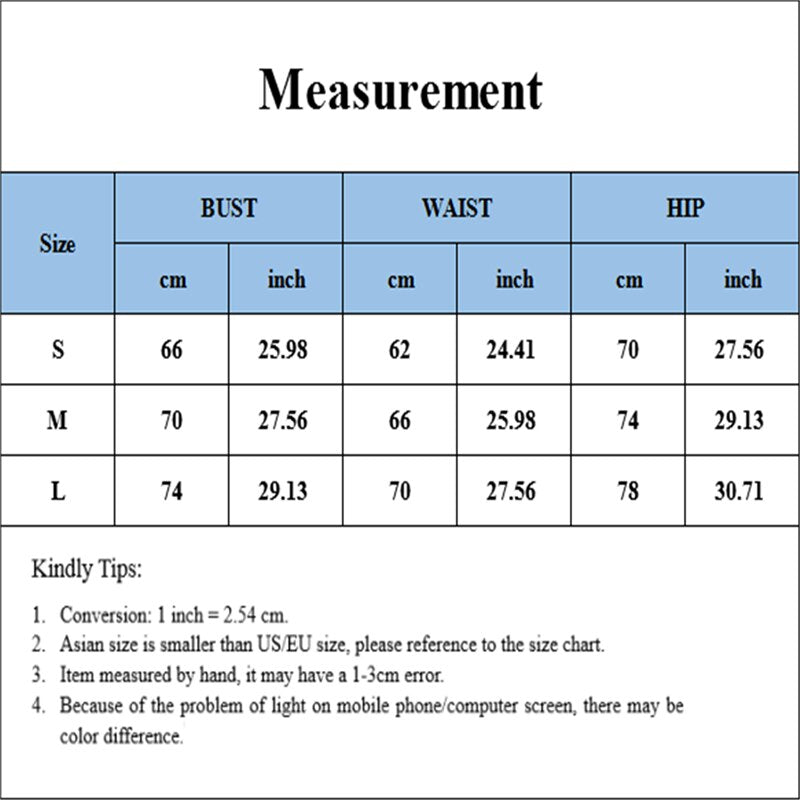 swimsuit size guide