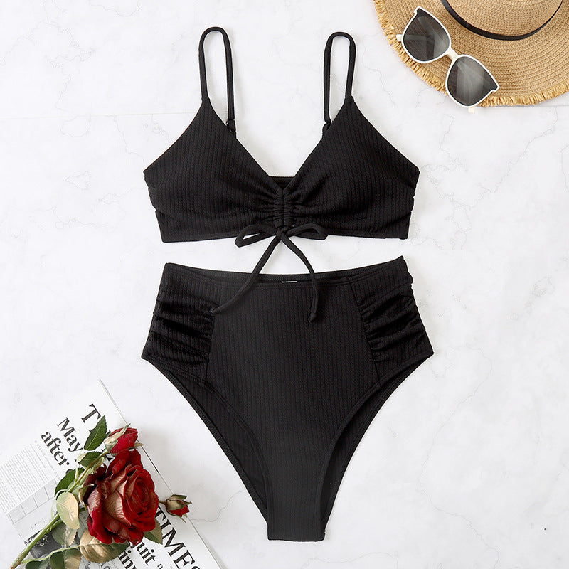 black bikini set